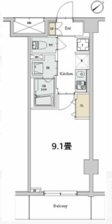カスタリア本駒込の物件間取画像